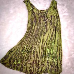 ADVANCE APPARELS tie dye boho tank